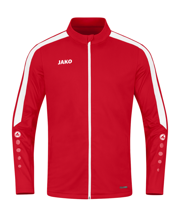 JAKO Power Polyesterjacke Rot Weiss F100