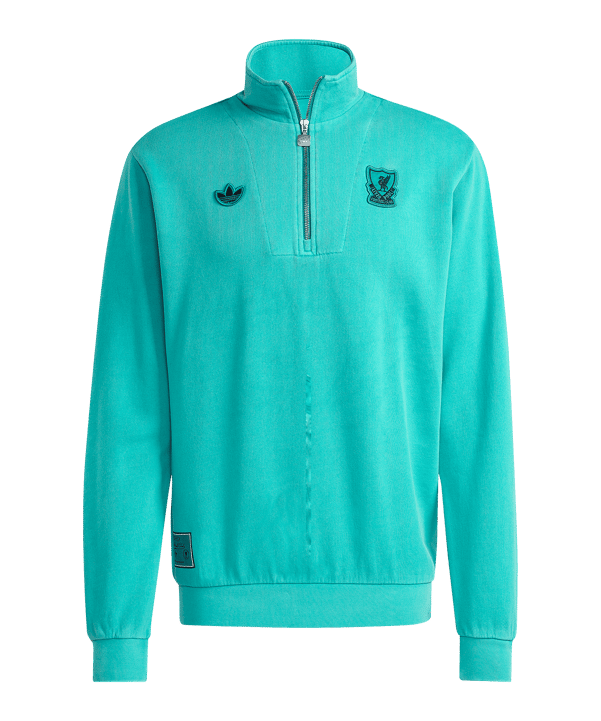 adidas FC Liverpool Icon Half Zip Sweatshirt Grün