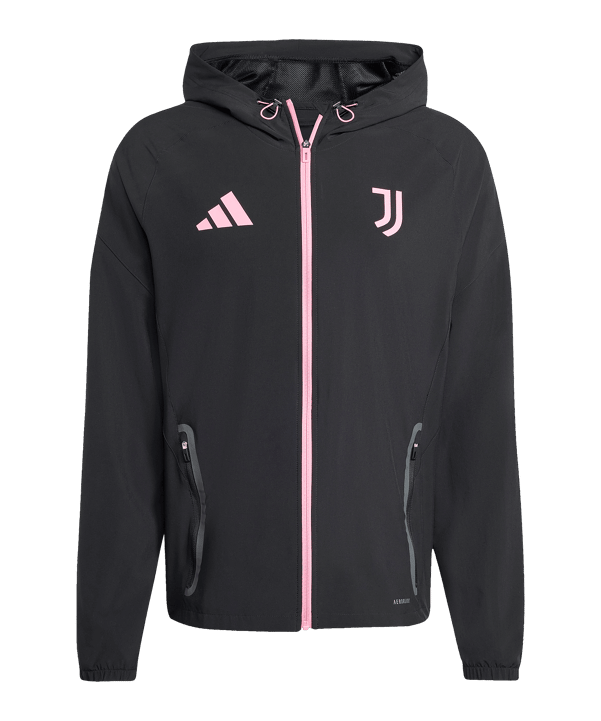 adidas Juventus Turin Vis Tech Travel Jacke Schwarz