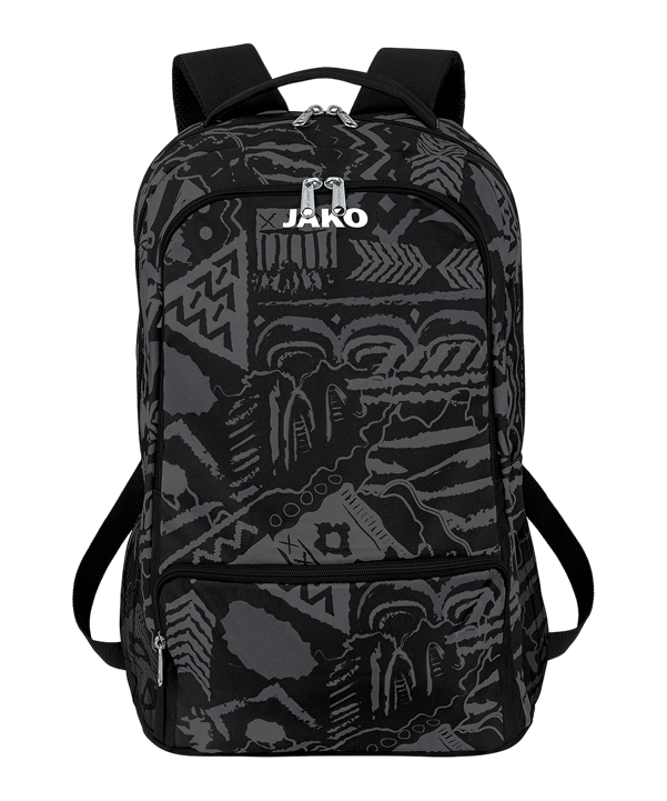 JAKO Tropicana Rucksack Schwarz Grau F801