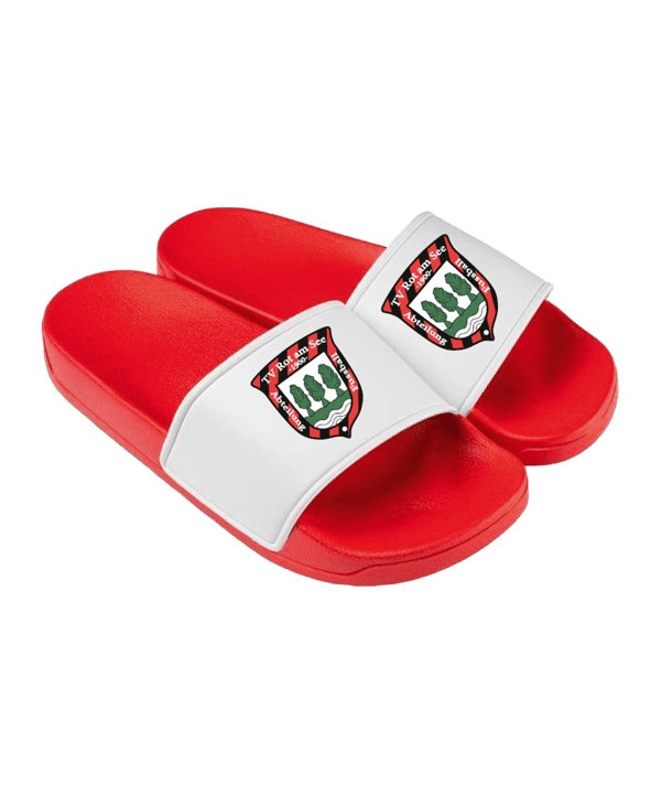 TV Rot am See Badelatschen Weiss Rot