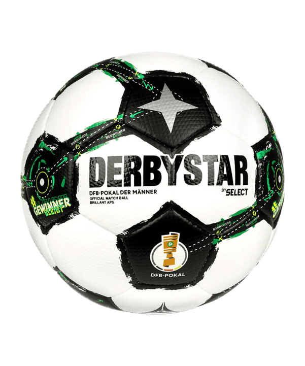 Derbystar DFB-Pokal Brillant Aps V25 Spielball Weiß