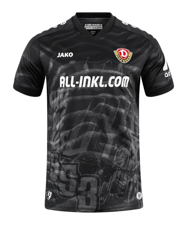 JAKO Dynamo Dresden Trikot Away 2025/2026 Kids Schwarz F800