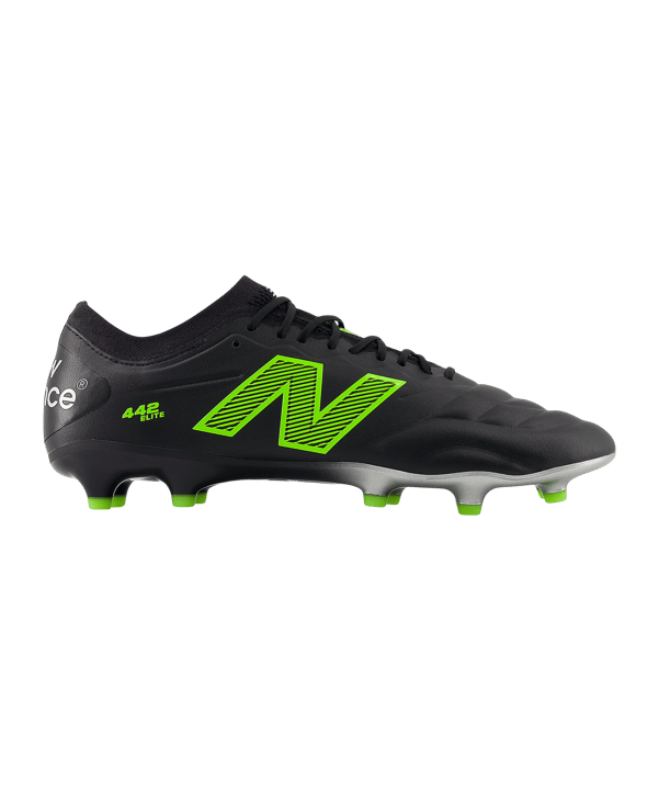New Balance 442 Elite v2 FG Lime Light Schwarz