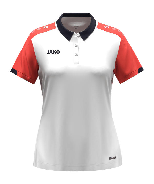 JAKO Dynamic Polo Damen Weiß F026