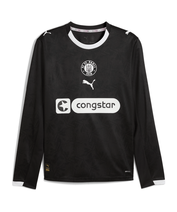 PUMA FC St. Pauli Trikot langarm 3rd Schwarz F03