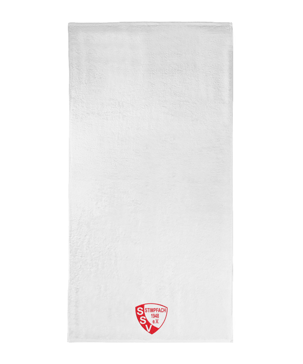 SSV Stimpfach Wappen Handtuch 50 cm x 100 cm Weiss