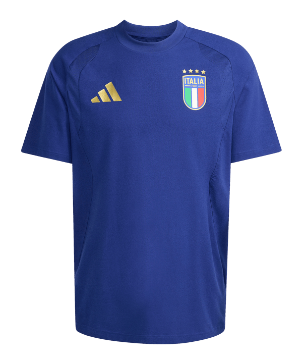 adidas Italien Tiro Travel T-Shirt Blau