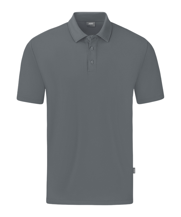 JAKO Organic Poloshirt Stretch Grau F840