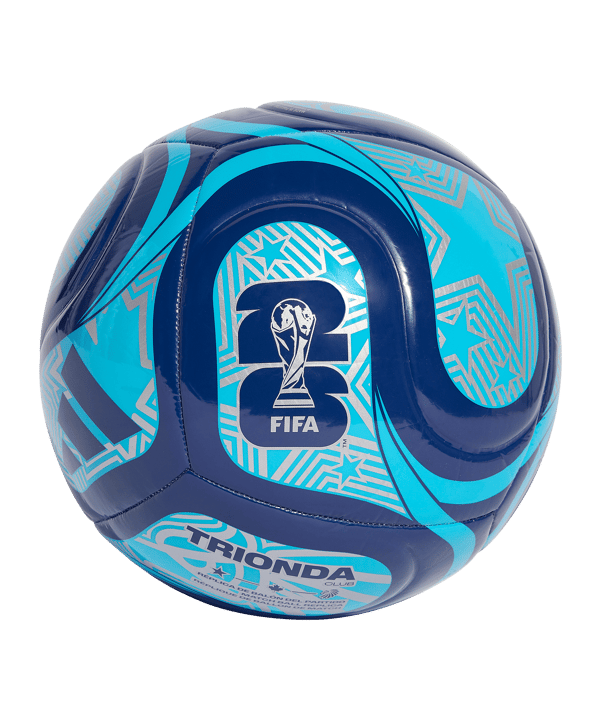 adidas World Cup 26 Trionda Club Trainingsball Blau