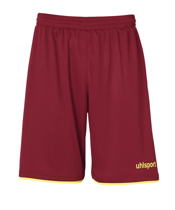 uhlsport Club Short Kids Rot Gelb F06