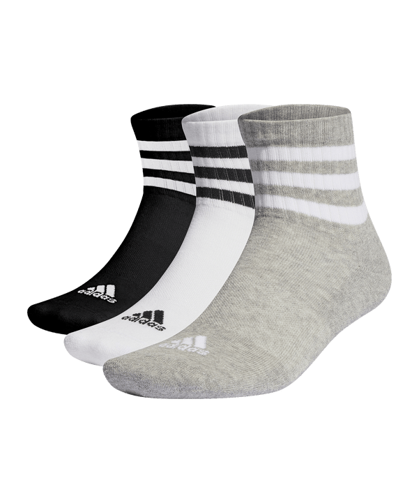 adidas Cushioned Socken 3er Pack Grau