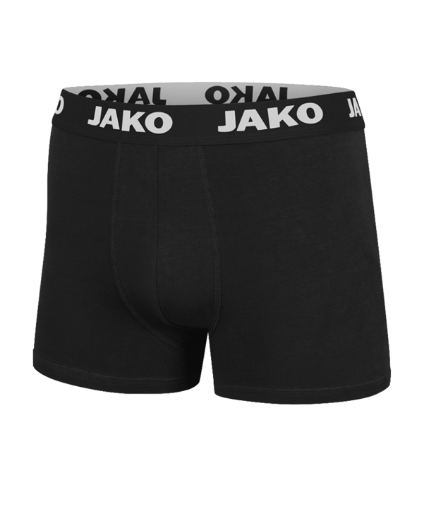 JAKO Boxershorts Basic 2er Pack Schwarz F08