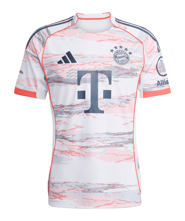 adidas FC Bayern München Trikot Away 2025/2026 Kids Weiß