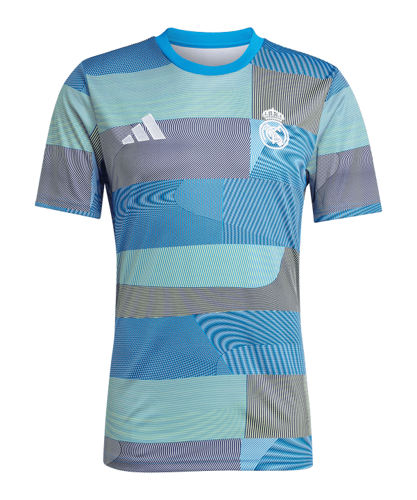 adidas Real Madrid Prematch T-Shirt 2025/2026 Blau