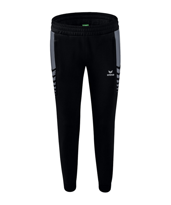 Erima Six Wings Worker Hose Damen Schwarz Grau
