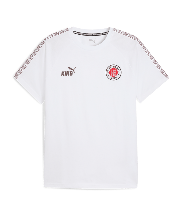 PUMA FC St. Pauli King T-Shirt Weiß F02