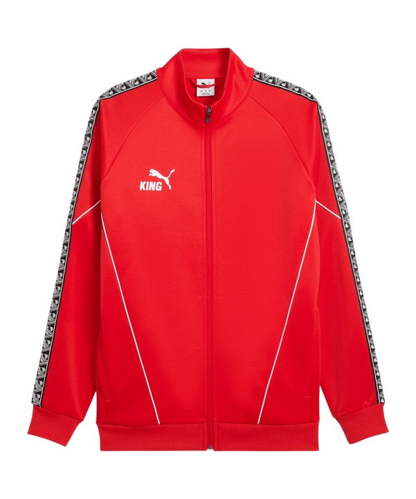 PUMA teamKING Anthem Jacke Rot F01