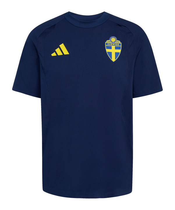 adidas Schweden Tiro Tech T-Shirt Blau