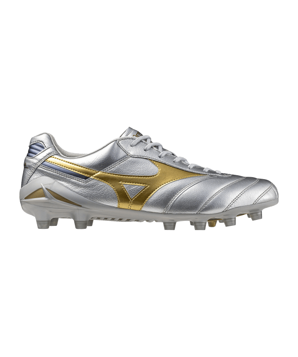 Mizuno Morelia DNA Made in Japan FG Platinum Silver Silber F04