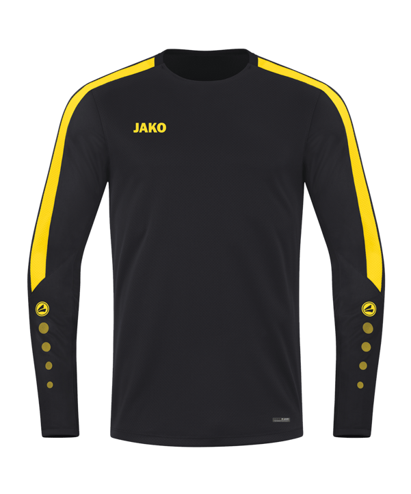 JAKO Power Sweatshirt Kids Schwarz Gelb F803