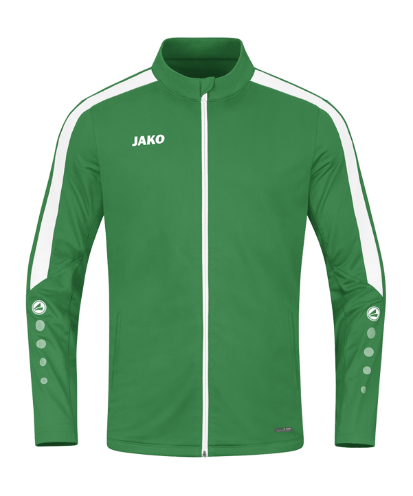 JAKO Power Polyesterjacke Damen Grün Weiss F200