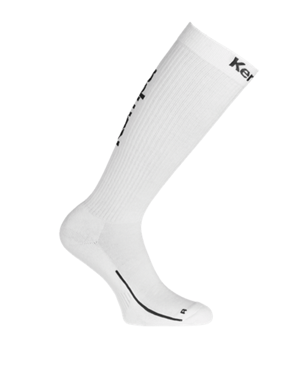 Kempa Socken lang Weiss Schwarz F01