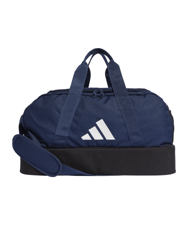 adidas Tiro League Duffel Bag Gr. S Blau Weiss
