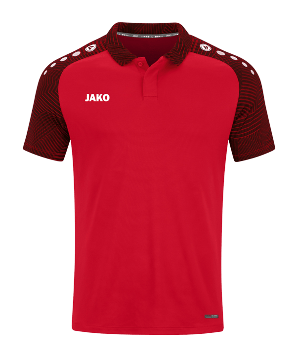 JAKO Performance Poloshirt Rot Schwarz F101