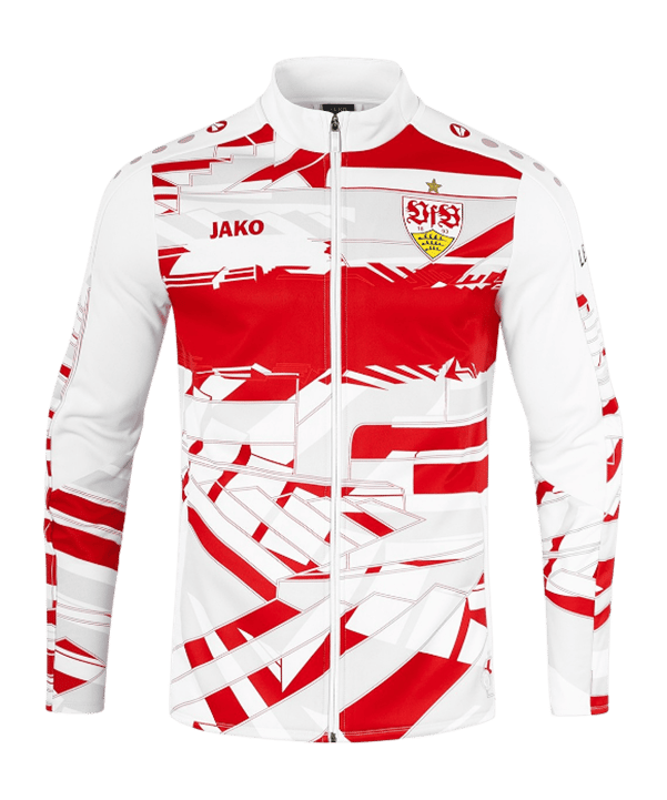 JAKO VfB Stuttgart Einlauf Jacke Weiß F656