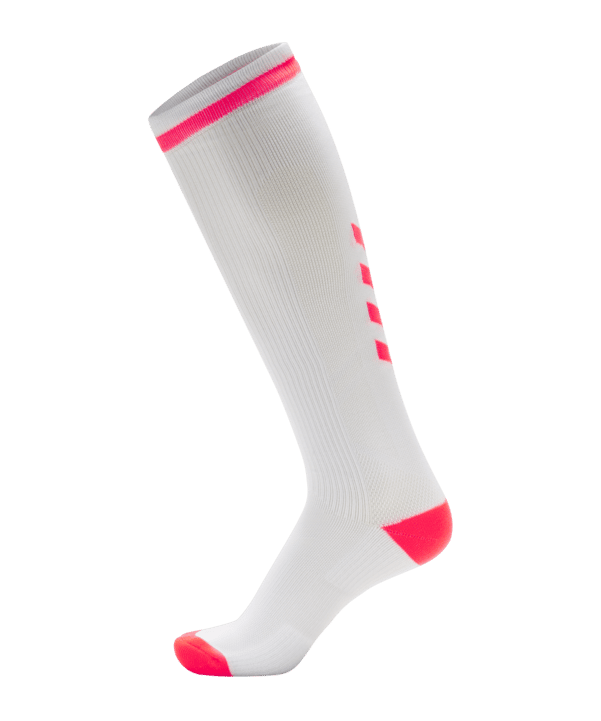 Hummel Elite High Socken Weiss Pink F9232