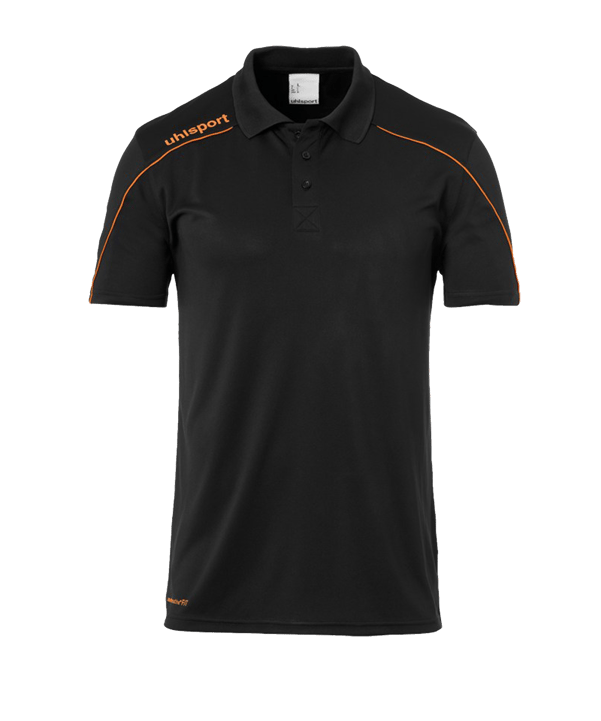 Uhlsport Stream 22 Poloshirt Kids Schwarz F22