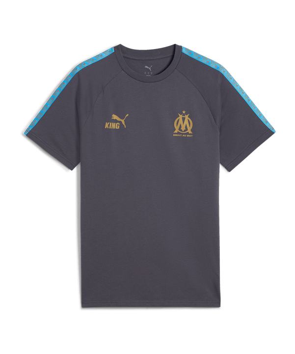 PUMA Olympique Marseille KING T-Shirt Grau F19