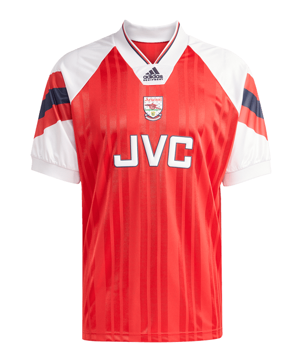 adidas FC Arsenal London 92-94 Trikot Home Rot