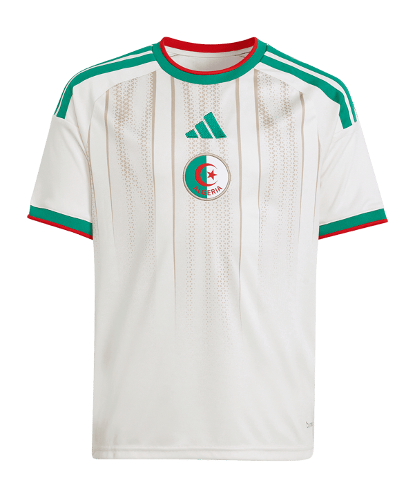 adidas Algerien Trikot Home WM 2026 Kids Weiß