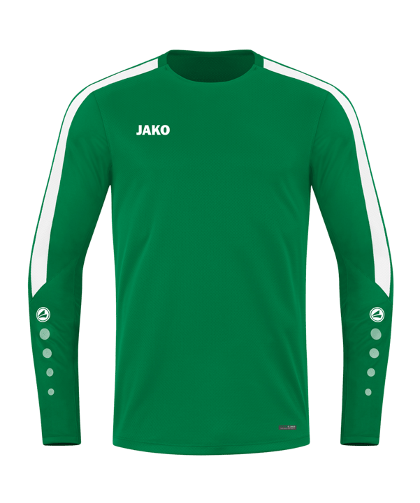 JAKO Power Sweatshirt Grün Weiss F200