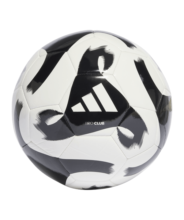 adidas Tiro Club Trainingsball Weiss Schwarz