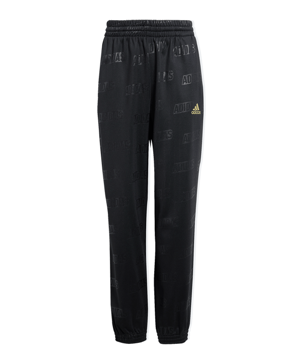 adidas JB Jogginghose Kids Schwarz Gold