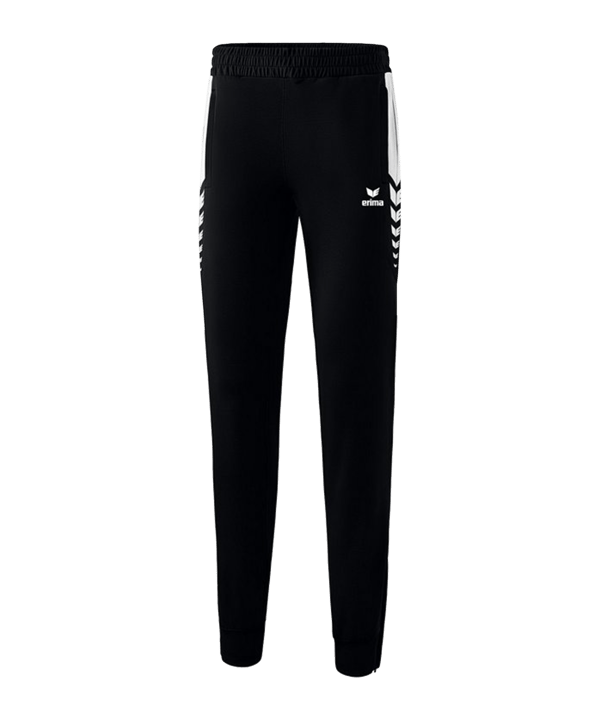 Erima Six Wings Worker Hose Damen Schwarz Weiss