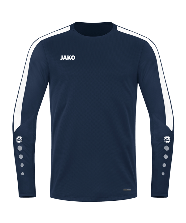 JAKO Power Sweatshirt Kids Blau Weiss F900