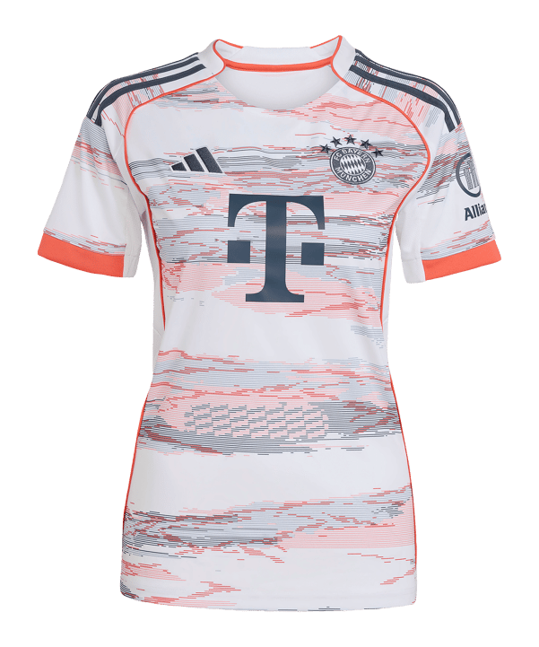 adidas FC Bayern München Trikot Away 2025/2026 Damen Weiß