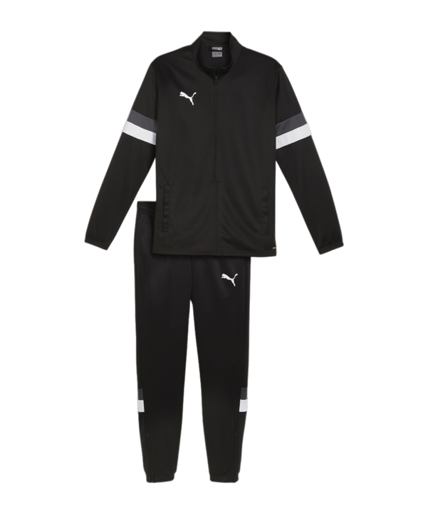 PUMA teamRISE Trainingsanzug Schwarz F03