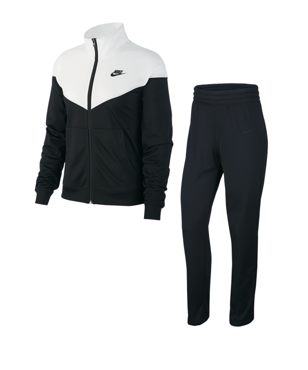 Nike Tracksuit Trainingsanzug Damen Schwarz F010