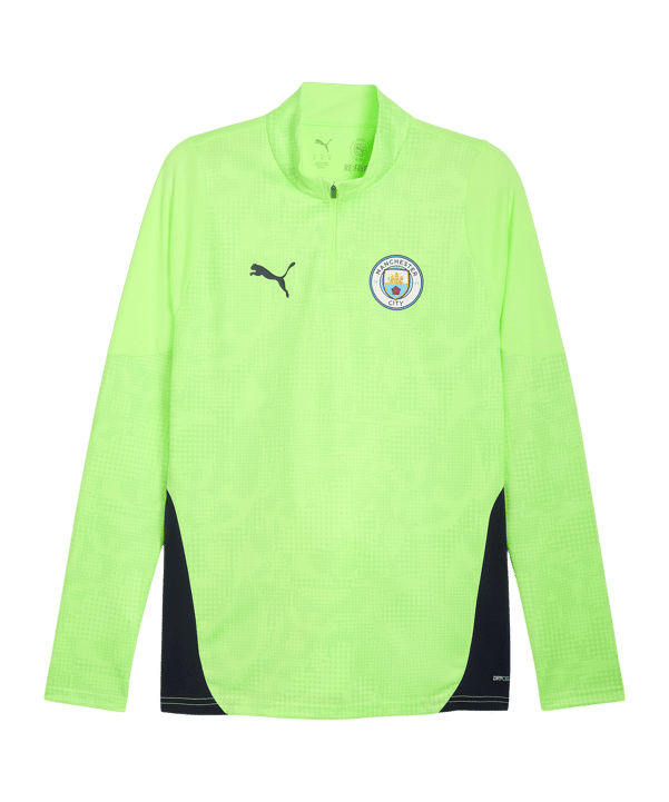 PUMA Manchester City Training 1/4 Zip Sweatshirt Gelb F16