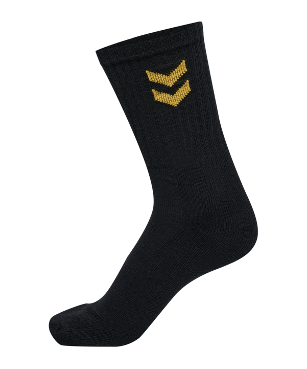 Hummel hmlE24C Socken Schwarz Gold F2128