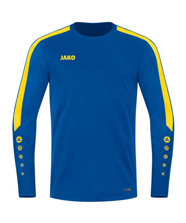 JAKO Power Sweatshirt Kids Blau Gelb F404