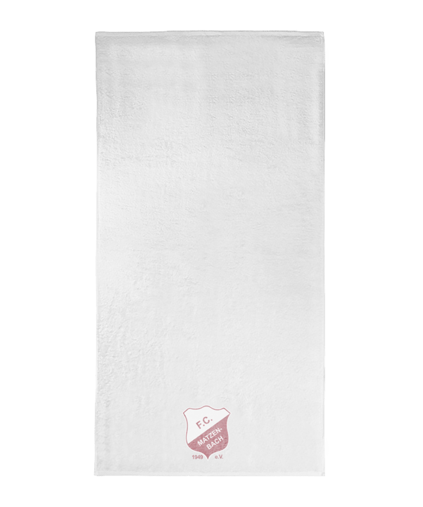 FC Matzenbach Handtuch 70 cm x 140 cm Weiss