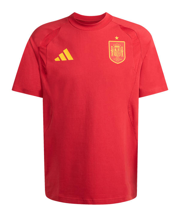 adidas Spanien Tiro Travel T-Shirt Rot