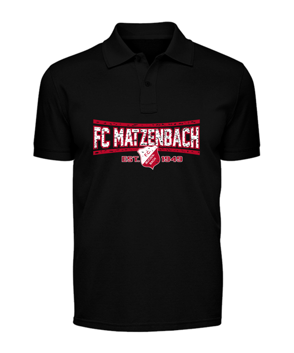 FC Matzenbach Poloshirt Schwarz