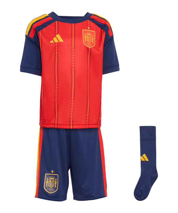 adidas Spanien Mini Trikot Set Home WM 2026 Kids